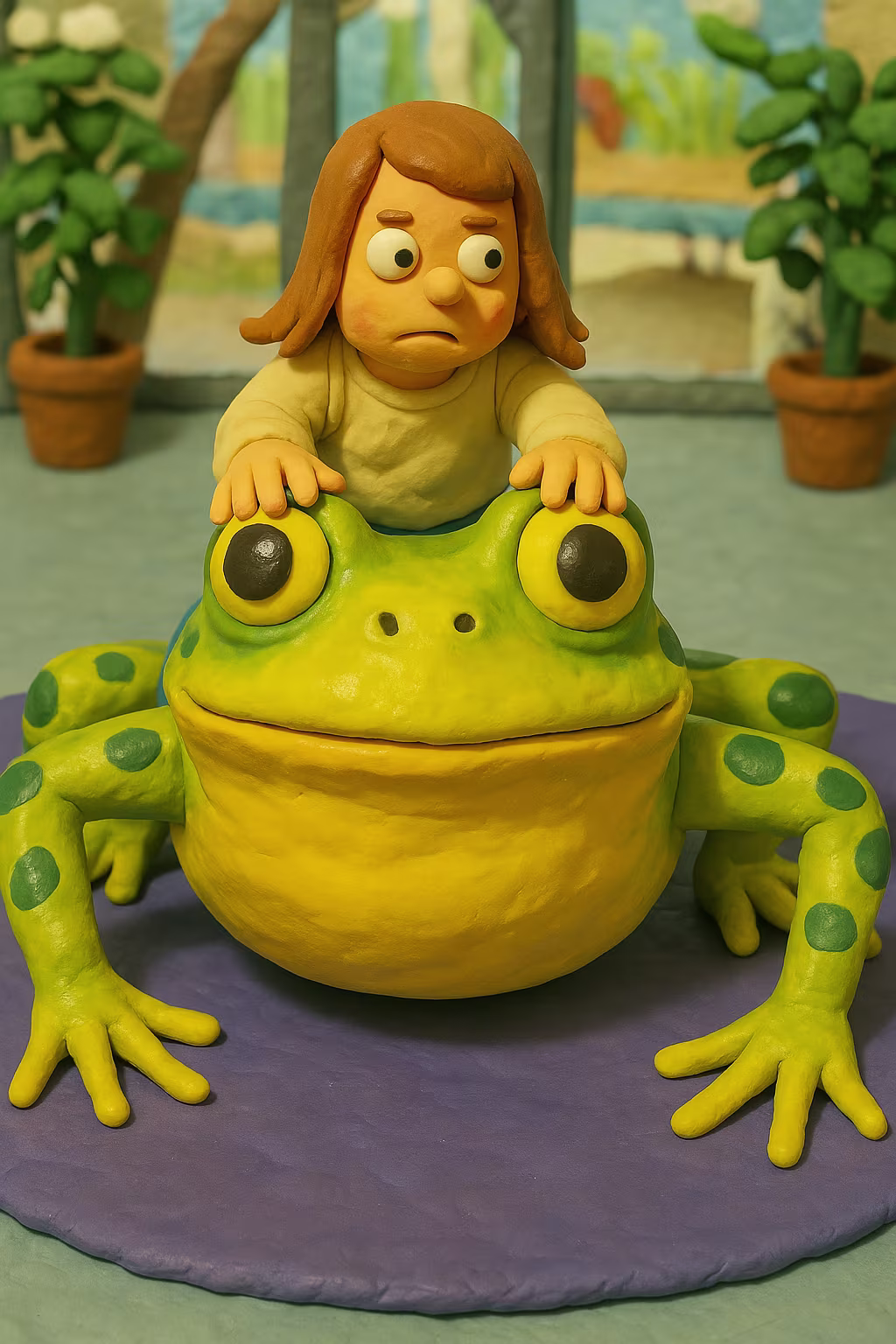 Claymation illustration style preview