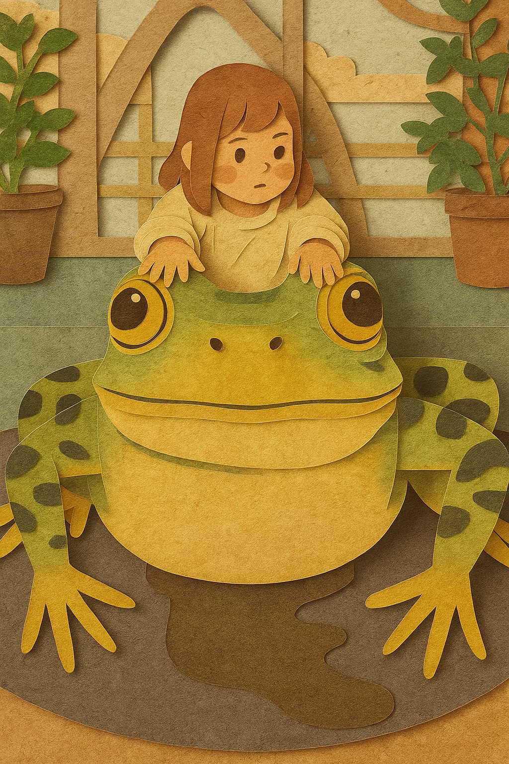 Paper diorama style example