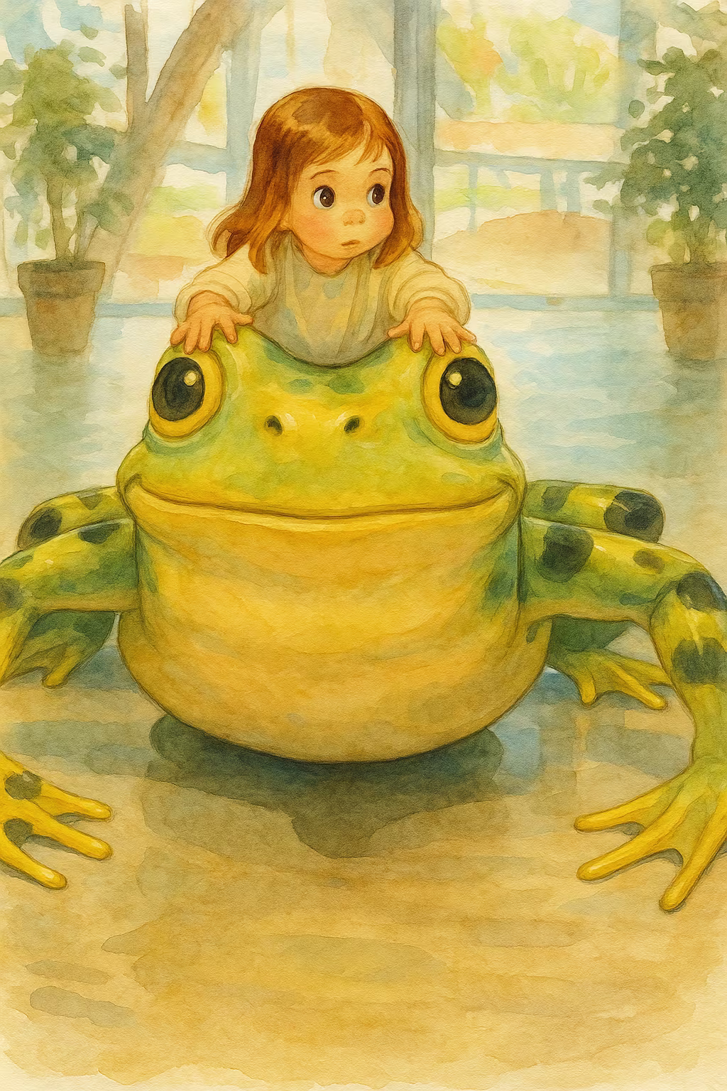Watercolor illustration style preview